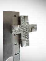 Cruce Argint decorata cu Cristale - imagine 4