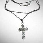 Argint Cruce, Cruciulita + Lantisor 42 cm