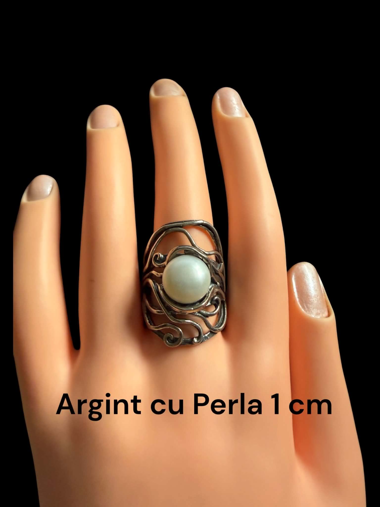 c00f9931-4151-4b9b-ab98-db30d8ac11e8 Inel Argint ISRAEL cu Perla Naturala - imagine 1