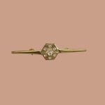 Brosa Retro in stil Art Deco