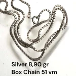 Lant Argint 51 cm Box Chain