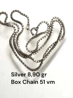Lant Argint 51 cm Box Chain