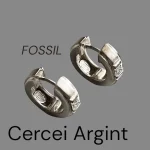 Cercei Argint FOSSIL 1.5 cm