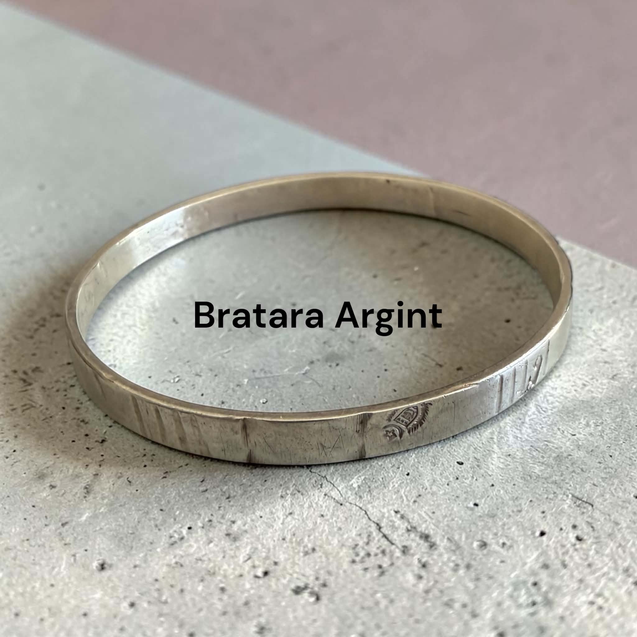 1 Bratara Argint -Rotunda - imagine 1