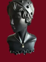 Colier Argint cu Granat, Perla - imagine 2
