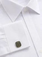 Butoni Argint si Aur 14 k - imagine 4