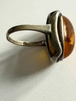 Inel Argint cu Chihlimbar 18.50 mm - imagine 4