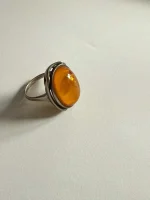 Inel Argint cu Chihlimbar 18.50 mm - imagine 5